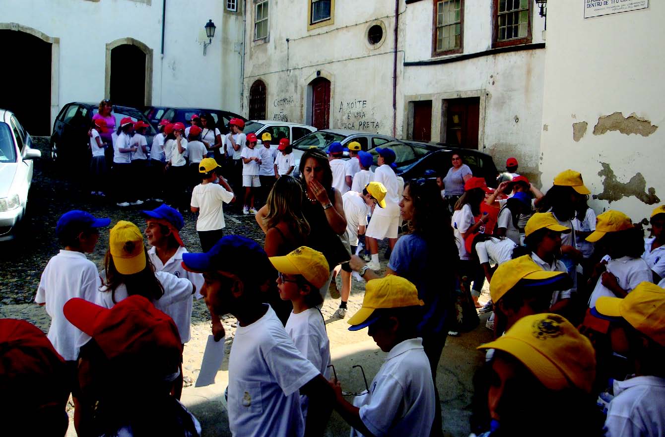 Percurso pelo centro histórico de Coimbra.