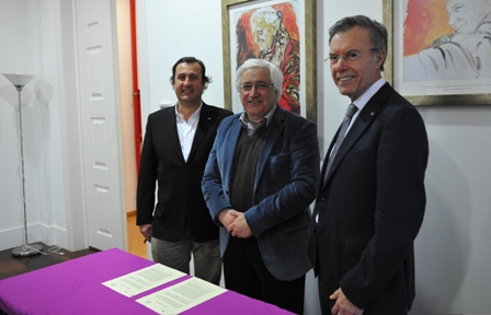 Filipe Ferreira (GECoRPA), Manuel de Lemos (UMP) e Vítor Cóias (GECoRPA) 