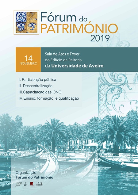 Cartaz do Fórum do Património 2019