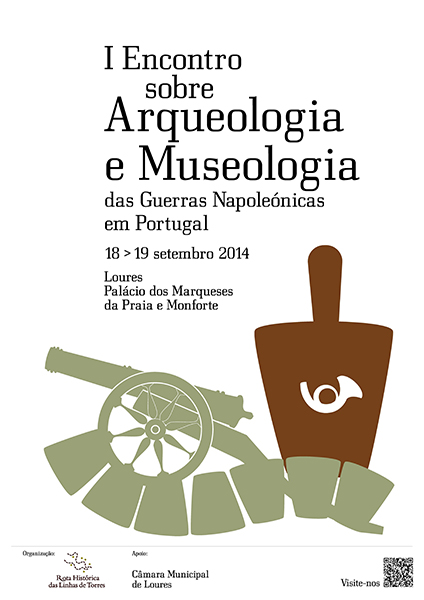 Cartaz do I Encontro sobre Arqueologia e Museologia das Guerras Napoleónicas em Portugal