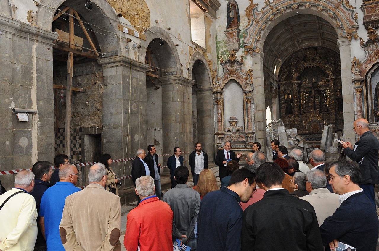 Visita realizada à obra da Alfredo & Carvalhido. Fotografia: Câmara Municipal de Viana do Castelo.