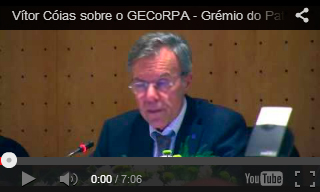 Vítor Cóias sobre o GECoRPA - Grémio do Património (ver vídeo abaixo).