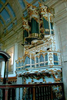 Órgão da Igreja do Mosteiro de Grijó. Fotografia: Antero Leite.